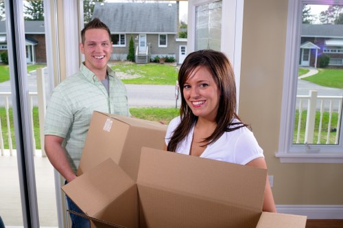 Man and van service helping with a Camden home move