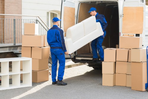 Removal team planning a local move in Camden