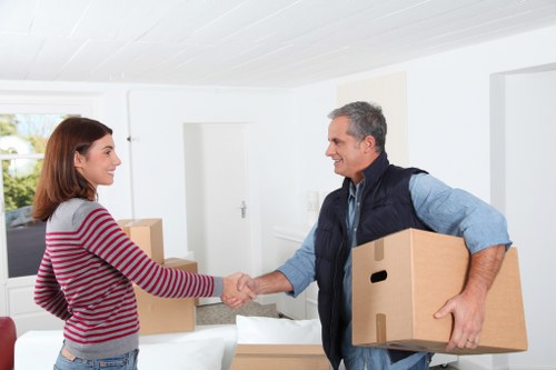 Encrypted Movers Camden payment process shown on a secure device