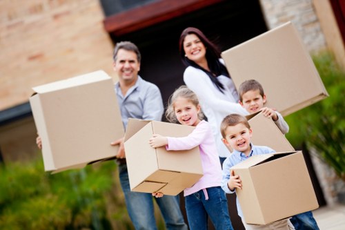 Office and home furniture being moved safely in Camden
