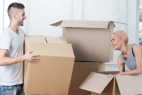 Organised packing supplies ready for a Camden move or storage job