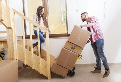 Large moving truck used for flat and house removals in Camden