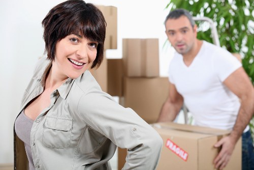 Local packing materials including cartons, tape, and wrap