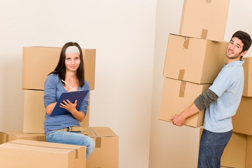 Professional Camden movers planning and organizing a move