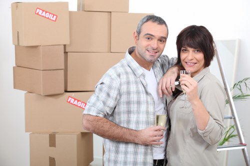 Camden office movers transporting business equipment efficiently